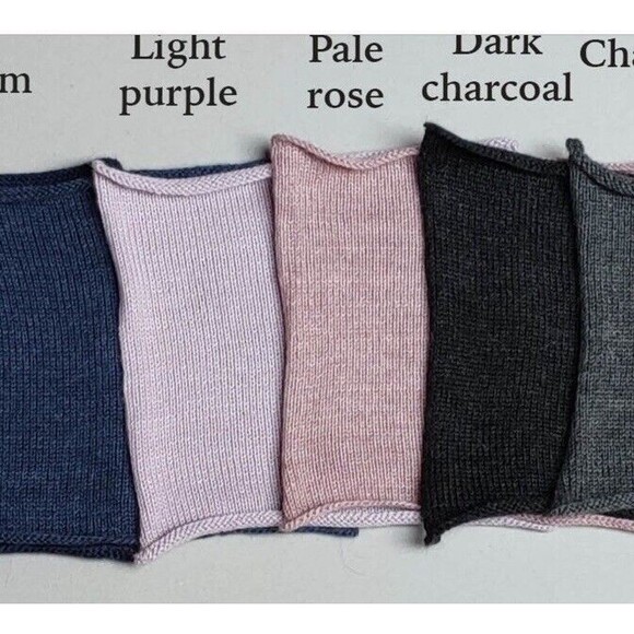 Ingugu Knit Shrug Fine Baby Alpaca Wool Cocoon Cardi Ballerina Pink Delicate S/M - Picture 8 of 8